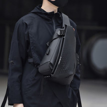 Men Sports Shoulder Bag Sling Crossbody Chest Nylon Travel Outdoor Backp... - £30.36 GBP