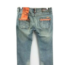 Anama Junior&#39;s Jeans with Orange Distressed Look Cotton Sizes 27&quot; - 29&quot; - £19.60 GBP