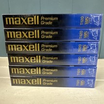 Maxell XR-S Black Super VHS 6 Hour Video Cassette ST-120 New Sealed 6 Ta... - $29.69