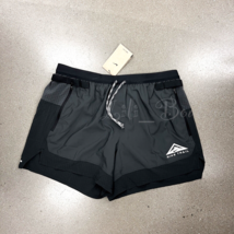 NWT Nike CZ9052-010 Men&#39;s Dri-FIT Flex Stride Lined Trail Running Shorts Grey L - £35.93 GBP