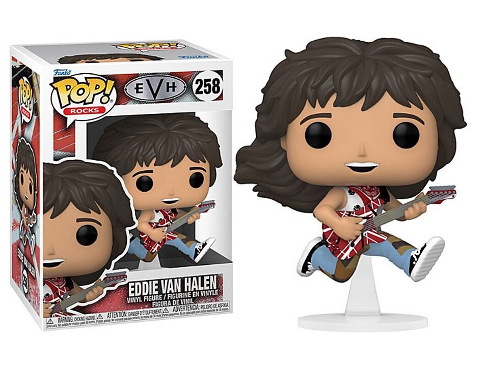 Eddie Van Halen with Guitar Music Vinyl Pop! Figure #258 FUNKO NEW NIB - $14.99