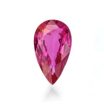 AIGS Certified No Heat Ruby 8.8 x  5.1 mm Red purple, oval from Mozambique. - £1,152.62 GBP