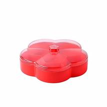 Plastic Party Snacks Serving Tray Appetizer Plates Snack Bowls with Lid ... - £15.81 GBP