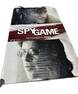 Huge Spy Game Vinyl Lobby Movie Poster Brad Pitt Robert Redford 57x94  - $338.50 CAD