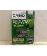 CASIO SILVER INK TR-18SR-s Disc Title Printer Ink Ribbon Cassette - £23.73 GBP