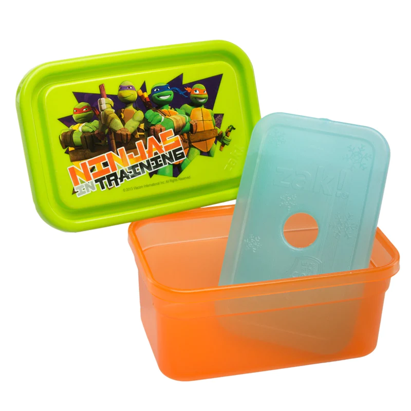 NEW Zak TMNT Teenage Mutant Ninja Turtles Chilled Food Snack Container 1... - $6.95