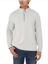 Kirkland Signature Mens Sweater Gray Half Zip Moisture Wicking Stretch U... - $39.99