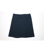 Vintage 70s Streetwear Womens Size 32 Knit Tartan Plaid Full Length Skir... - $649.01 MXN