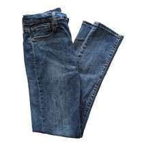 Levi’s Premium 512 Slim Taper Stretch Blue Denim Jeans Big E Tab 29x32 NO JACRON - £13.01 GBP