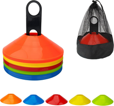 Soccer Training Cones, Football Sport Cones Training Field Marker Agilit... - $29.80