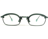Vintage La Eyeworks Gafas Monturas ASLAN 423 Antiguo Rústico Verde 45-25... - $69.55