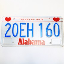  United States Alabama Heart of Dixie Passenger License Plate 20EH 160 - £19.54 GBP