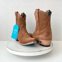 Lane EMMA JANE Womens Cowboy Bootie 6.5 Brown Suede Western Cowgirl Shor... - $138.60