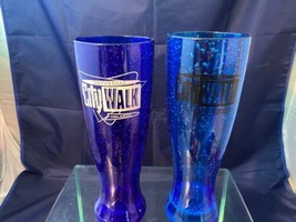 Lot of 2 Citywalk Universal Studios Cups Tumblers Drinking Glass Blue Pl... - £9.63 GBP