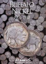 Buffalo Nickel Coin Folder Album 1913-1938 by H.E. Harris - €8,30 EUR