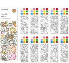Watercolor Coloring Books for Kids Ages 4 8 Pocket Watercolor Painting B... - $24.80