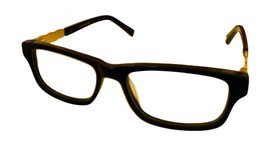 Jones New York Black / Gold Mens Plastic Rectangle Eyewear ,  J749 Black 51mm - £28.20 GBP