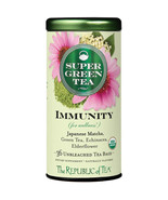 The Republic of Tea - Organic Immunity SuperGreen Tea Bags - $378.04 MXN+