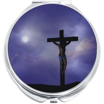 Jesus on Cross Compact with Mirrors - Perfect for your Pocket or Purse - $11.76