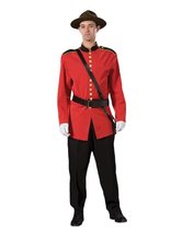 Tabi&#39;s Characters Men&#39;s Deluxe Canadian Mountie Uniform Costume, XLarge Red - £186.72 GBP+