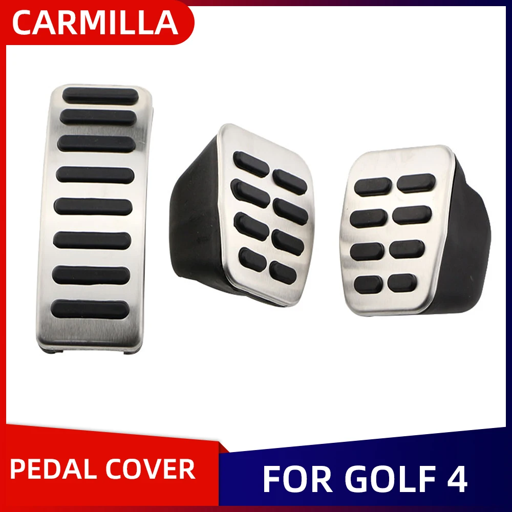 Stainless steel Car Pedals Cap Clutch Accelerator Brake Cover for VW Pol... - $14.76+