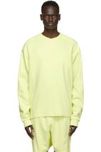 Adidas x IVY PARK Long Sleeve Crewneck Sweatshirt – Yellow Tint (Unisex) - £75.93 GBP