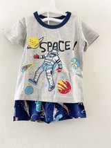 LMYOVE Toddler Boys&#39; 2 Pieces Space Graphic Print Short Sleeve Pajama Set, 2T - £5.21 GBP