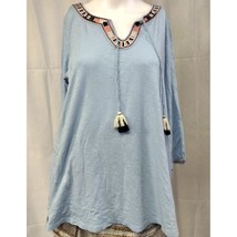 Talbots Women&#39;s Baby Blue Shirt/T-shirt/V neck SzM SKU3632 - $17.54