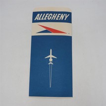 Vintage Allegheny Compagnie Aeree Cabina Passaggio Vuoto Busta - £31.43 GBP