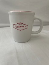 Starbucks Est 1971 White 13 Oz Cup with Red Inside - e338 - $108.92 MXN