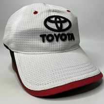 Toyota Baseball Cap Hat White Spellout Logo Embroidered Strapback Adjust... - $21.51