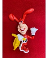 Vintage 1988 Dominos Pizza AVOID THE NOID Advertising Rubber Mascot 3&quot; Tall - $13.86