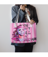 You Don&#39;t Kill the Boogeyman | Pink Leather Tote | Free Ship - €31,01 EUR
