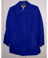 MARK REED LADIES LOVELY BLUE WOOL BLEND LINED COAT-6P-NWOT-MEDIUM WEIGHT - $69.99