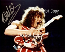 Eddie Van Halen Signed Photo 8X10 Rp Autographed Picture Edward Guitar Legend - £15.65 GBP