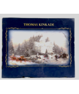 Bradford Thomas Kinkade Christmas Ornaments Light Up Glow Holiday Luminary - $59.40