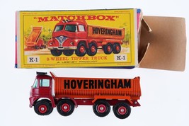 1960&#39;s Matchbox King Size K-1 8-Wheel Tipper Truck in box - £81.31 GBP