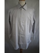JHANE BARNES Men&#39;s Slim Fit Non Iron Long Sleeve Dress Shirt size 18 32/33 - $16.82
