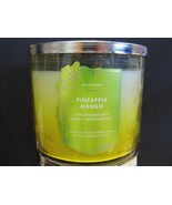 PINEAPPLE MANGO Bath &amp; Body Works 3 Wick Candle  14.5 OZ  New - £20.46 GBP