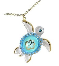 ~ Aloha Sea Turtle Necklace - £97.26 GBP