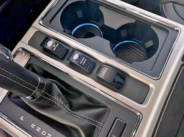 Ford F-150 Center Console Switch Panel | 2015-2020 | 3 Rocker Slot Mount - $30.59