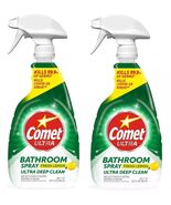 2-Pack Comet Ultra Bathroom Spray Cleaner Fresh Lemon Ultra Deep Clean, ... - $32.97