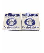 VTG Two (2) Williams Shaving Mug Soap Accomodates Most Shaving Mugs 1.75 oz Each - $47.52