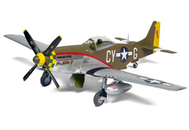 Level 2 Model Kit North American P-51D Mustang Fighter Aircraft with 2 Scheme Op - $61.44