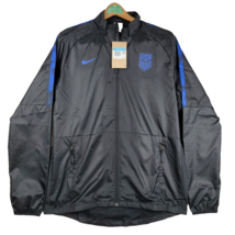 Nike USMNT US Mens M $75 National Team Windbreaker Jacket DN1095-010 Black - £42.02 GBP