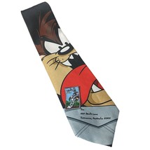 Vintage 1997 Looney Tunes Stamp Collection Tasmanian Devil Taz Lick Necktie - £16.52 GBP