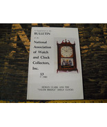 NAWCC Bulletin Suppliment 1980 #13 Heman Clark &amp; the &quot;Salem Bridge&quot; Shel... - $183.21 MXN