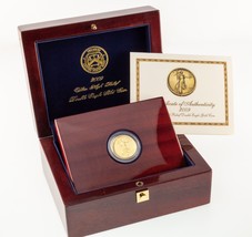 2009 Ultra Hoch Relief 1 Oz. St.Gaudens .9999 Gold Münze Etui,Hülle,Und COA AVD - £2,732.16 GBP