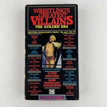Wrestling&#39;s Greatest Villains The Golden Era VHS Video Tape - £7.00 GBP