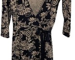 Ann Taylor LOFT Women Size 10 Floral Print True Wrap Dress Knee Length B... - $18.35